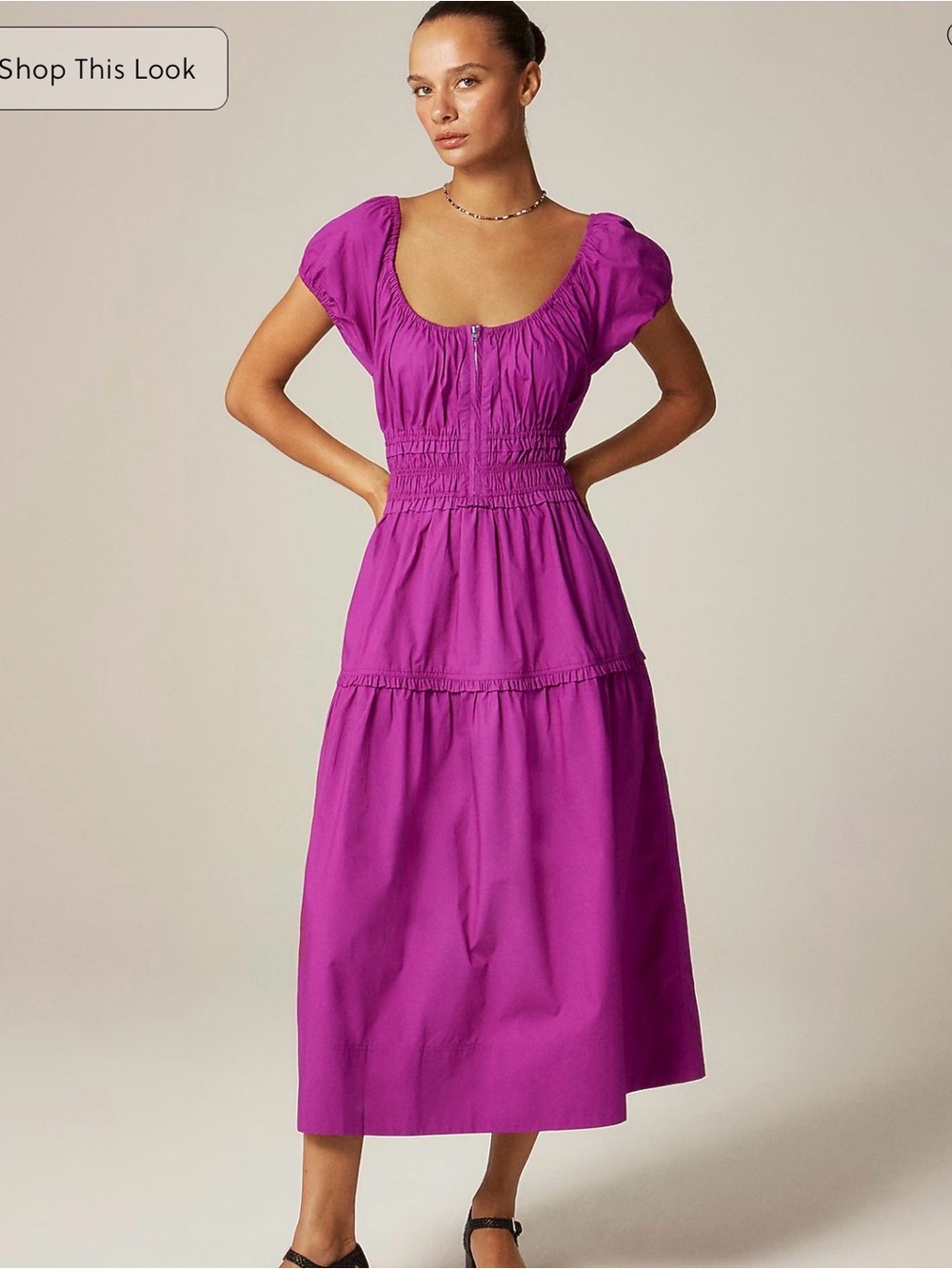 NWT Purple Jcrew Maxi Dress XXS